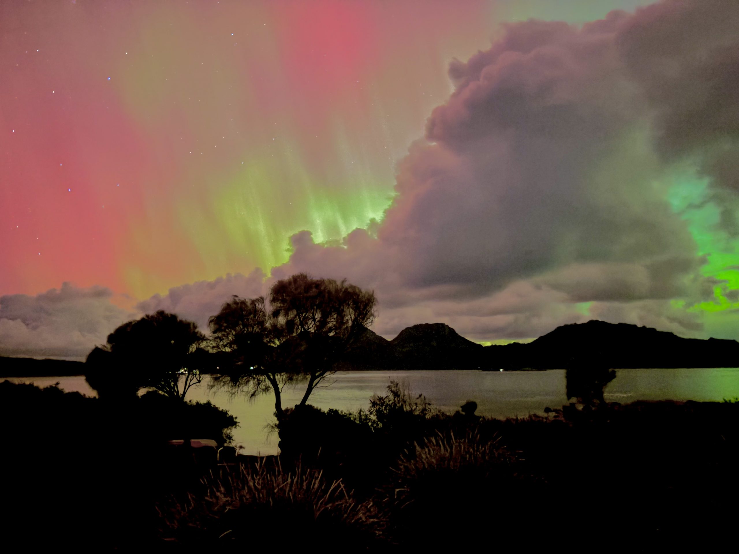 southern lights tasmania